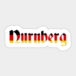 Most Beautiful Town of Nurnberg Sticker